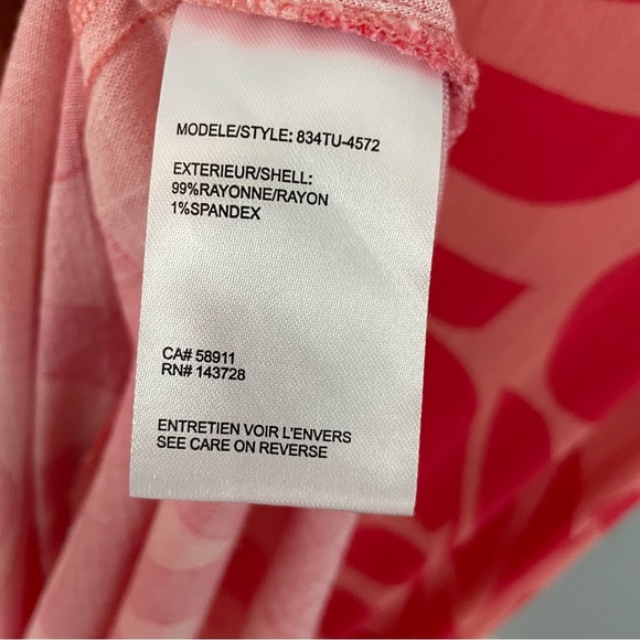 TRIBAL Tropical Print Maxi Dress pink size LP - Picture 11 of 12